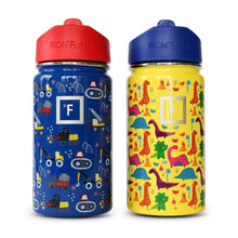 Iron Flask Kids 14-oz BPA Free Stainless Steel Insulated Water Bottles, 2 Pack,