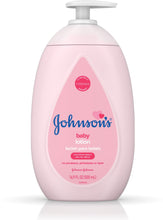 Loción hidratante rosa para bebés Johnson's con aceite de coco, 33.8 onzas líquidas