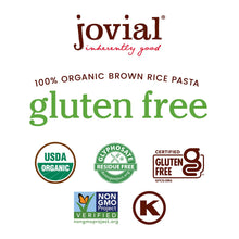 Jovial Organic Brown Rice Gluten Free Pasta, Fusilli, 24 oz.
