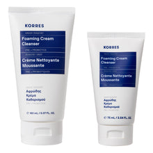 KORRES Crema limpiadora espumosa de yogur griego, set de 150 ml + 75 ml