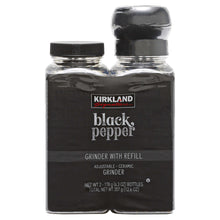 Kirkland Signature, Black Pepper with Grinder, 6.3 oz, 2-Count