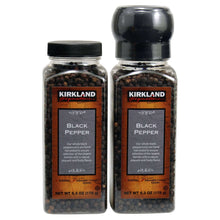 Kirkland Signature, Black Pepper with Grinder, 6.3 oz, 2-Count