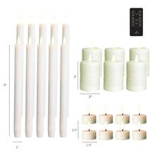 LumiPur Signature 25-Piece Flameless LED Candles Centerpiece Collection with Remote