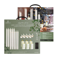 LumiPur Signature 25-Piece Flameless LED Candles Centerpiece Collection with Remote