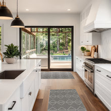 Lyon Runner by Baldosa, Grey Mountain, 2’ x 6’, 2-pack