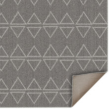 Lyon Runner by Baldosa, Grey Mountain, 2’ x 6’, 2-pack