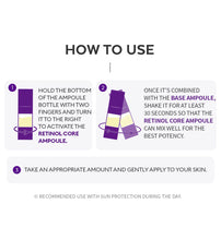 Ampolla MISSHA TR Retinol Shot, 10 ml, paquete de 2