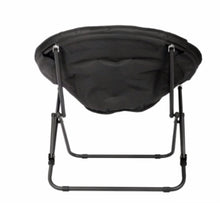 Mainstays Saucer Chair for Kids and Teens, Black