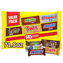 Paquete variado de bombones de chocolate con leche Mars, 145 unidades.