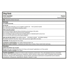 Aspercreme Máxima Potencia 4% Lidocaína Líquido Alivio del Dolor Roll-On, Paquete de 2