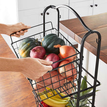 Member'S Mark 3-Tier Standing Black Wire Basket