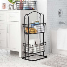 Member'S Mark 3-Tier Standing Black Wire Basket