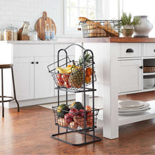 Member'S Mark 3-Tier Standing Black Wire Basket