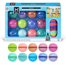 Member's Mark Self-Sealing Reusable Water Balloons with Mesh Storage Bag, 20 pc.