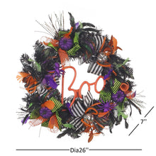 Member's Mark 26" Pre-Lit Neon BOO Wreath