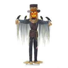 Espantapájaros animado preiluminado Member's Mark de 8 pies