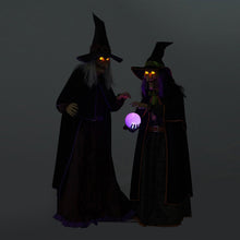 Member's Mark Pre-Lit Animated Crystal Ball Witches, Set of 2
