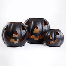Member's Mark Pre-Lit Black Metal Jack-O-Lantern, Set of 3