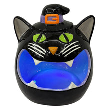 Member's Mark Pre-Lit Ceramic Cat Halloween Candy Bowl