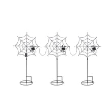 Estacas de césped Member's Mark con forma de telaraña preiluminadas, juego de 3