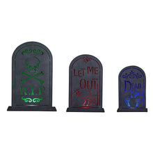 Member's Mark Pre-Lit Tombstones, Set of 3