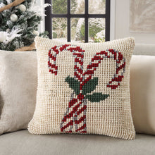 Mina Victory Loop Holiday Pillow, 22” x 22"