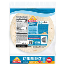 Mission Carb Balancen 8" Soft Taco Flour Tortillas, 16 ct.