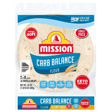 Mission Carb Balancen 8" Soft Taco Flour Tortillas, 16 ct.