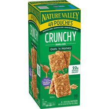 Barras de granola crujientes de avena y miel Nature Valley, 49 unidades.