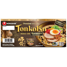 Nongshim Premium Tonkotsu Kuromayu Noodle Soup 6 pk.