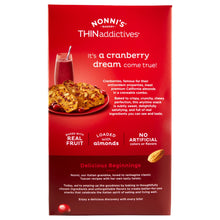 Nonni's THINaddictives Patatas fritas con arándanos y almendras, 15 unidades.