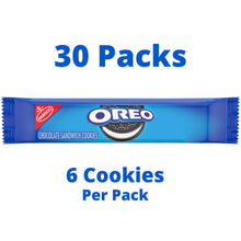 Galletas sándwich de chocolate OREO, 2.4 oz., paquete de 30.