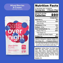 Oats Overnight High Protein Oatmeal Shake Variety Pack, 8 pk.