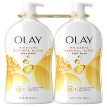 Gel de ducha Olay Ultra Moisture Renewal Blend, 35 onzas líquidas, paquete de 2.