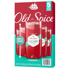 Old Spice Deodorant for Men, Pure Sport High Endurance, 3 oz, 5-pack