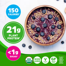 Proteína vegana orgánica Orgain en polvo, 21 g, batido vegetal, sabor vainilla, 463 g