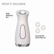 Vaporizador facial PMD SilkSteam Pro de calidad spa + Esencia antioxidante suavizante enriquecida