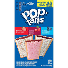 Paquete variado de Pop-Tarts glaseados, 48 unidades.