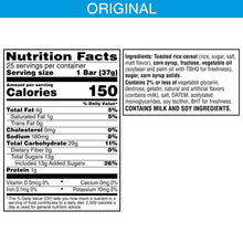 Barritas de arroz inflado Rice Krispies 1.3 oz., 25 unidades.