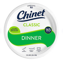 Platos de papel Chinet Classic Dinner, 10-3/8", 165 unidades.