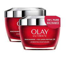 Olay Ultimate Niacinamide + Collagen Peptide 24 Hidratante, 1.7 oz., paquete de 2.