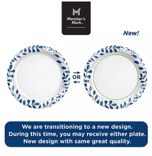 Platos de papel Member's Mark Ultra para postre/merienda, 6,875", 330 unidades.