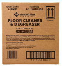 Limpiador y desengrasante comercial para pisos Member's Mark - 1 galón (Elija el tamaño del envase)