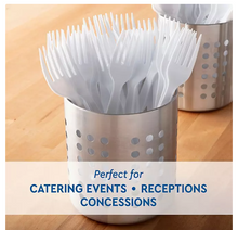 Tenedores de plástico blanco Member's Mark, de alta resistencia (600 unidades)