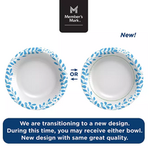 Tazones de papel Member's Mark Ultra para snacks/salsas, 12 oz, 200 unidades.