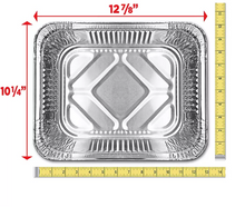 Bandejas de aluminio para mesa de vapor Member's Mark, tamaño medio, paquete de 36 unidades.