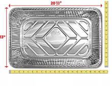 Bandejas de aluminio para mesa de vapor Member's Mark, tamaño completo, paquete de 18 unidades.