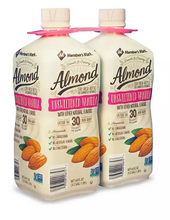 Leche de almendras sin azúcar con sabor a vainilla Member's Mark (paquete de 2)