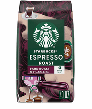Starbucks Whole Bean Coffee, Espresso Roast Dark 40 oz.