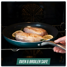 Juego de utensilios de cocina Blue Diamond Green Ceramic antiadherente de 30 piezas, apto para lavavajillas